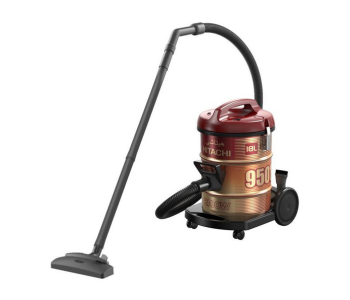 Hitachi CV-950F 2100W Drum Vacuum Cleaner - Red And Gold in UAE