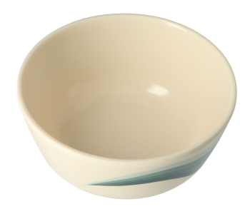 Royalford RF8029 4.5-inch Melamine Ware Super Rays Round Bowl - Ivory & Blue in UAE