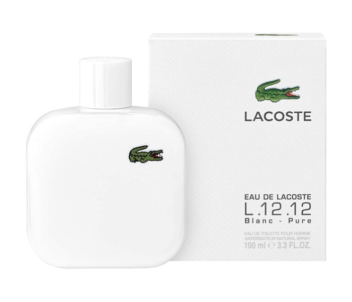 Express Delivery - Lacoste 100ml L.12.12 Blanc Eau De Toilette for Men - ID 72275