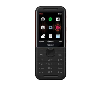 Express Delivery - Nokia 5310 Dual SIM Basic Mobile - Black and Red - ID 73057