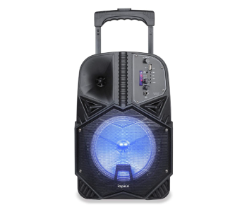 Impex TS 8001A Multimedia Portable Rechargeable Trolley Speaker Sound System - Black in KSA