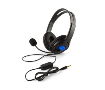 Gaming Headset With Mic For P4 And X One - Black in KSA