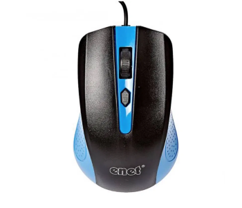 Enet Wired Optical USB Mouse - Black in KSA