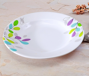 Royalford RF7262 10 Inch Deep Plate - White in UAE