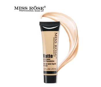 Miss Rose 7601-039C3 Matte Finish Face Makeup Liquid Foundation Beige 3 in UAE