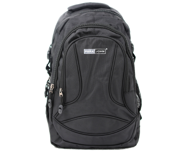 Para John PJSB6003A18-B 18-inch School Backpack - Black in KSA