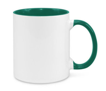 SS Two Tone Coffee Mug - Green And White in UAE