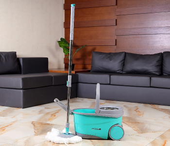 Royalford RF7721 Proactive Mop With 360 Rotating - Grey & Turquoise in UAE