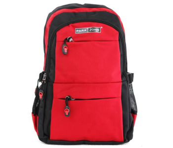 Para John PJSB6014A16-R 16-inch School Backpack - Red in KSA