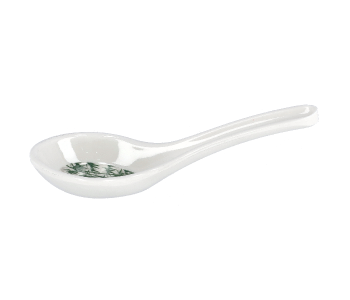 Royalford RF9897 Melamin Ware Bamboos Soup Spoon - White in UAE