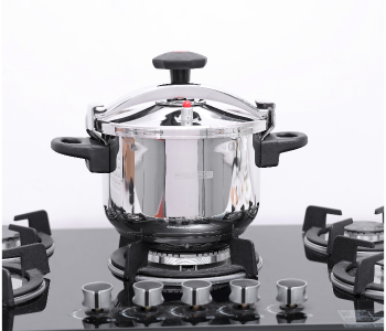 Royalford RF9649 5 Litre Stainless Steel Pressure Cooker - Silver in UAE