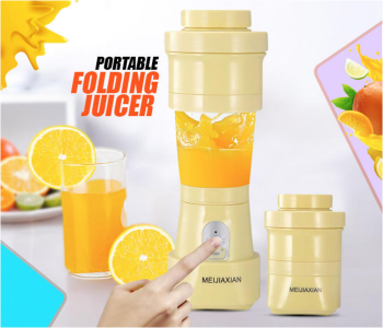 Portable Folding Juicer - Yellow in UAE