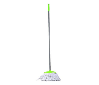 Royalford RF9642 Cotton Mop Head With Iron Pole - Grey And Green in UAE