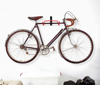 Indoor Bicycle Holder Wall Mount Hanger - Black And Red in OMAN