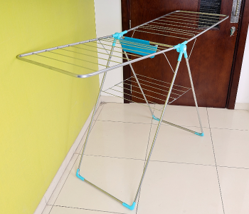 Royalford RF7137 Large Folding Clothes Airer - Silver in UAE