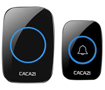 Self-Power Smart Wireless Doorbell Door Bell- Black in OMAN