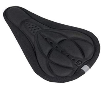 Extra Soft Gel Bicycle Seat Cover- Black in OMAN