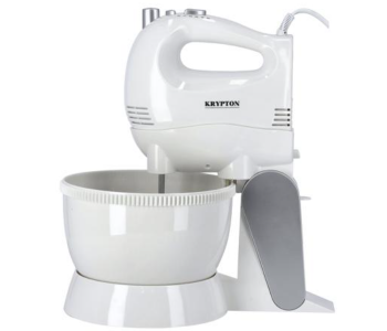 Krypton KNSM6242 Electric Hand And Stand Mixer - White in UAE