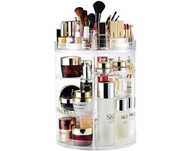 360 Degree Rotating Adjustable Cosmetic Storage Makeup Organizer With 8 Layers Capacity in UAE