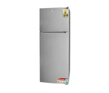 Express Delivery - Geepas GRF4120SSXN 410 Litre Stainless Steel Double Door Refrigerator - Silver - ID 77377