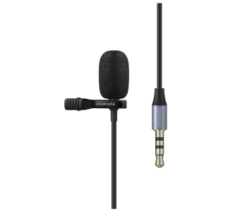 Express Delivery - Promate CLIPMIC-AUX Lavalier Microphone with HD Sound - ID 78174