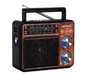 ISonic IR 221 Rechargeable Radio With Mp3 Player - Black in UAE