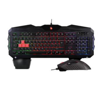 A4TECH B2100 Blaizing Gaming Keyboard - Black And Red in UAE