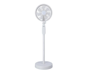 Krypton KNF6266 USB Rechargeable 3 Speed Stand Fan- White in UAE