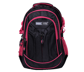 Para John PJSB6011A16-B 16-inch School Backpack - Black in KSA