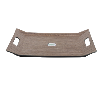 Royalford RF9221 37 X 28CM Wooden Finish Serving Tray - Brown in UAE