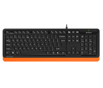 A4TECH FK10 ORANGE Fstyler Sleek Multimedia Comfort Keyboard - Black in UAE