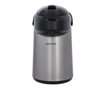 Krypton KNVF6269 Airpot Flask 3.5 Liter- Silver And Black in UAE