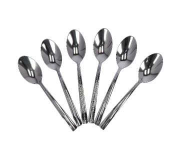 Delcasa DC1945 6 Pieces Stainless Steel Table Spoon - Silver in UAE