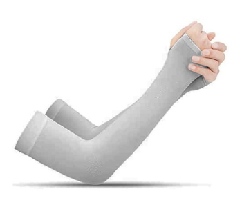 PrimeDay UV Sun Protection Arm Sleeves Ice Cool Arm Cover Sleeves For Men And Women - Grey in OMAN