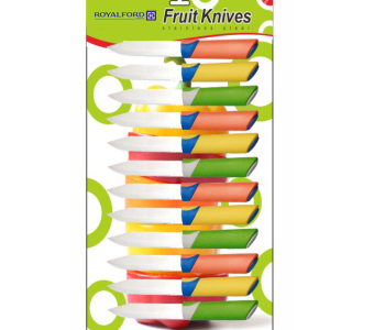 Royalford RF4127 FK Fruit Knife Set - 12 Pieces in UAE