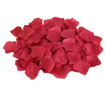 1000 Pieces Flower Petals Artificial - Red in UAE