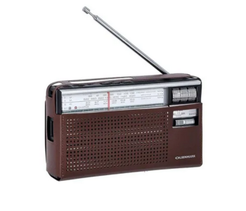 Olsenmark OMR1276 3.7V Portable Radio 1200 MAh With 3 Band - Brown in KSA