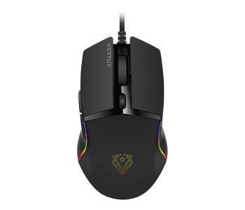 Express Delivery - Vertux ARGON 6400DPI Ultra-Responsive 6 Button Programmable RGB Gaming Mouse - Black - ID 82977