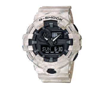 Casio GA-700WM-5ADR G-Shock Special Color Model Analogue Digital Watch For Men - White in UAE