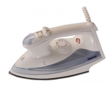Geepas GSI7703 2400W Stainless Steel Sole Plated Steam Iron - Greya And White in UAE