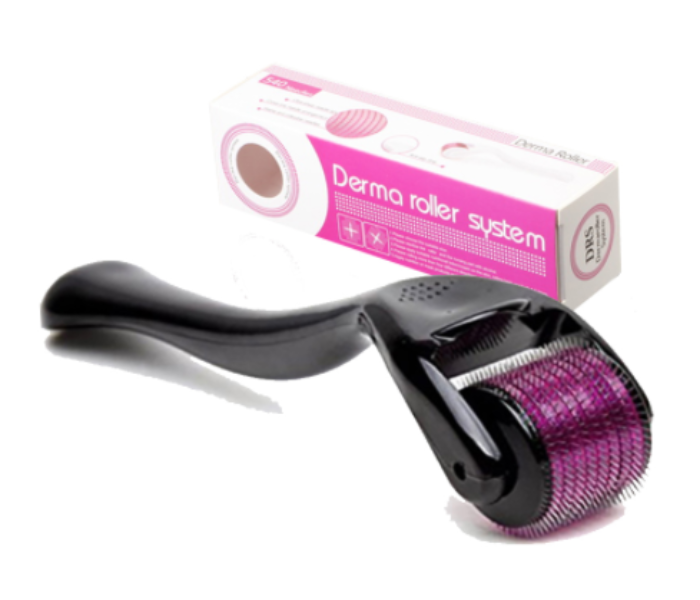 Express Delivery - FS Beauty DRS540 Professional Titanium Micro Needle Derma Roller 1.5mm- Black and Pink - ID 79409