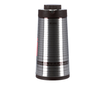 Delcasa DC1686 1.3 Litre Vacuum Flask - Black & Silver in UAE