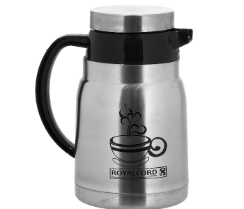 Royalford RF10004 400ML Montage SS Coffee Pot – Silver And Black in UAE