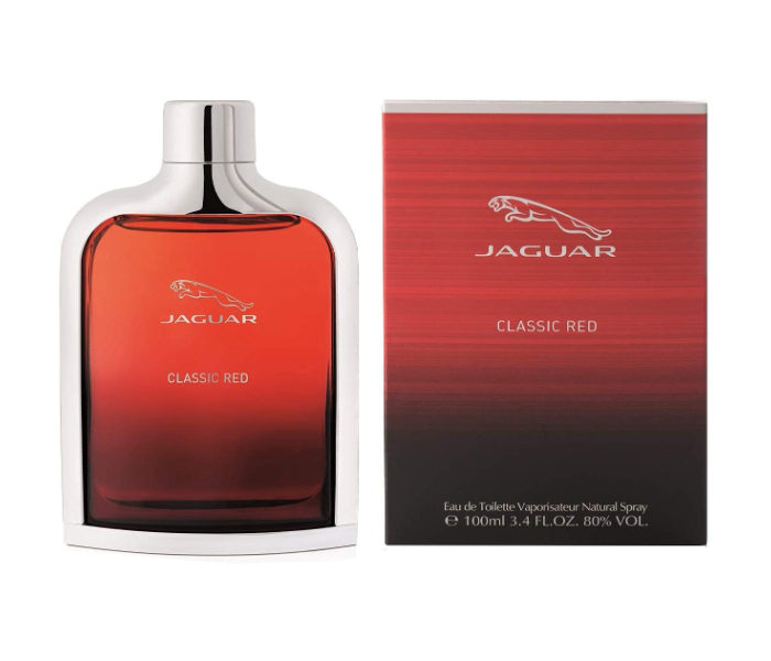 Express Delivery - Jaguar 100ml Classic Red Eau de Toilette for Men - ID 80635