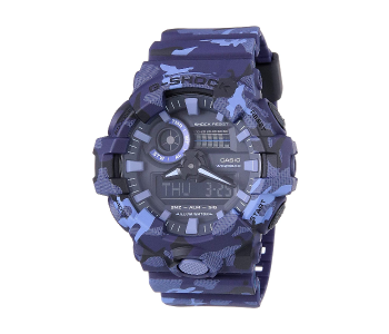Casio GA-700CM-2AVDR G-Shock Camouflage Analogue Digital Watch For Men - Blue in UAE