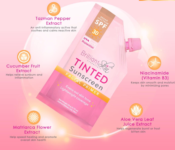 Express Delivery - Brilliant Skin Essentials 20g Tinten Sunscreen - ID 82339