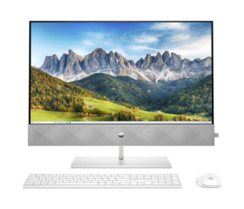 HP Pavilion 107K0EA 24-DP0002NE 23.8 Inch FHD Touch Intel Core I7-1065G7-1.30GHz Processor 8GB RAM 512GB SSD NVIDIA Geforce MX110 Graphics Windows 10 Home All-in-One PC - White in UAE