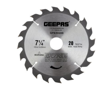 Geepas GPA59209 Circular Saw Blades - Silver in UAE