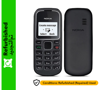 Nokia 1280 Mobile Phone - Black (Refurbished) in UAE