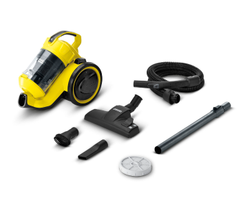 Karcher 1.198-128.0 VC 3 Plus 1100 Watts Multi-Cyclone Vacuum Cleaner - Yellow And Black in UAE